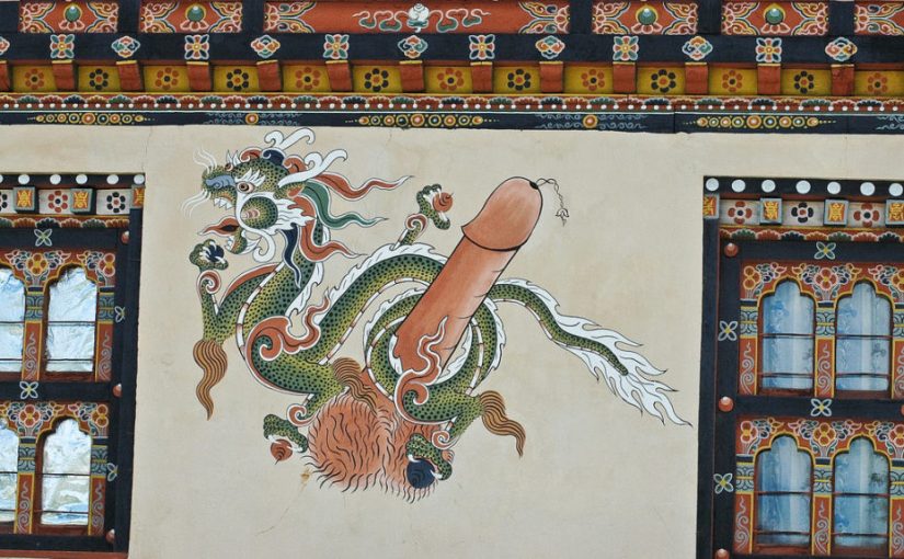 Bhutan’s Phallic Art